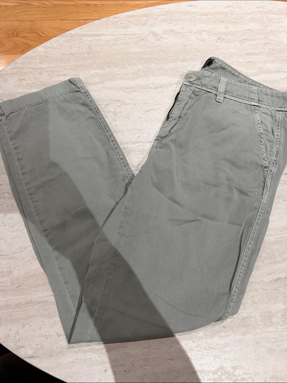 J. Crew Chino Pants in Light Sage Green